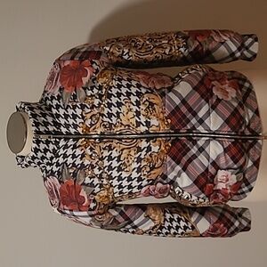 Womens Large, detailed Puffer Jacket